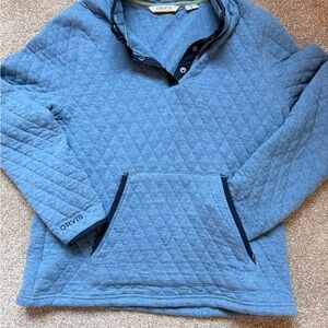 Orvis Blue Quilted Women's Pullover